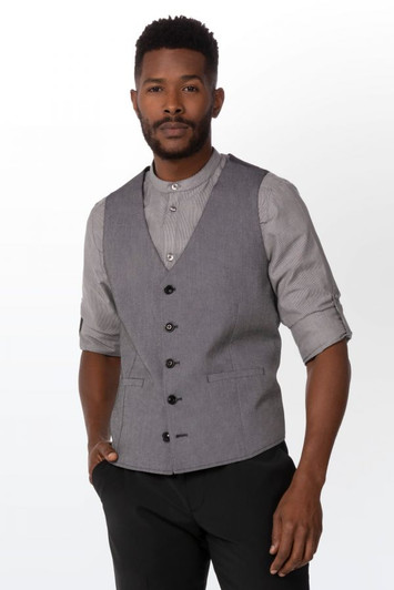 Men's Light Gray Bridge Vest