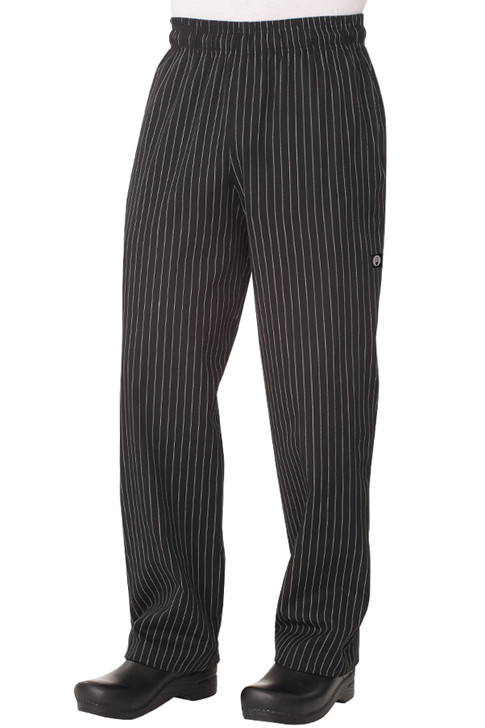 Pinstripe Designer Chef Baggy Pants