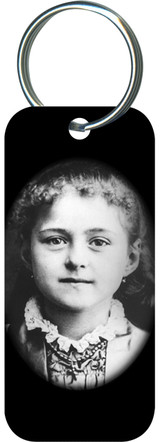 St. Therese Child Rectangle Keychain