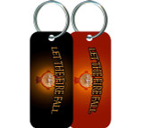 Let the Fire Fall Rectangle Keychain