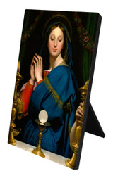 Madonna of the Host Vertical Desk Plaque