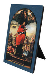 St. Paul by Beccafumi Vertical Desk Plaque