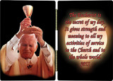 St. John Paul II Raising Chalice Diptych