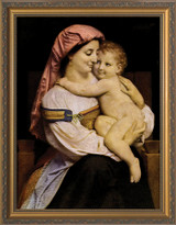 Mother and Child by Bouguereau Framed Art