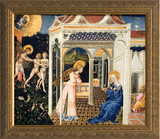 Annunciation by Giovanni di Paolo Framed Art