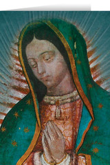 Our Lady of Guadalupe Detail Greeting Card