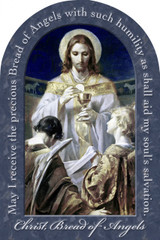 Christ, Bread of Angels Prayer Arched Magnet