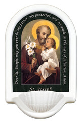 St. Joseph (Younger) Prayer Holy Water Font