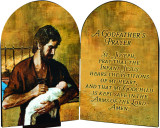 A Godfather's Prayer St. Joseph Arched Diptych