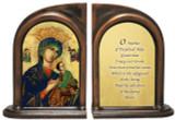 Mother of Perpetual Help Bookends