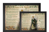 St. Patrick With Prayer Poster