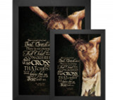 Crucifixion (JPII Quote) Poster