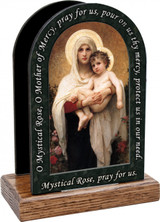 Madonna of the Roses Prayer Table Organizer (Vertical)