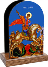 St. George and the Dragon Table Organizer (Vertical)