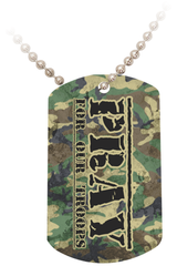 Pray for Our Troops Dog Tag