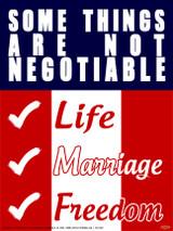 Some Things are Not Negotiable Poster