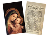 Our Lady of Good Counsel Holy Card