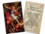 St. Michael the Archangel Holy Card