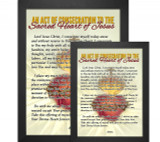 An Act of Consecration to the Sacred Heart of Jesus - Traditional Sacred Heart of Jesus Poster