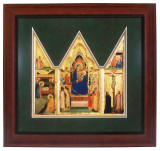 Madonna and Child Matted Triptych Art