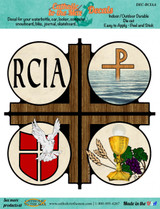 RCIA Cross Decal