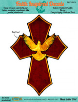 Holy Spirit Dove Cross Decal