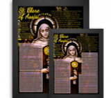 St. Clare of Assisi Explained Poster