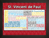 Saint Vincent de Paul Quote Poster