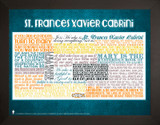 Saint Frances Xavier Cabrini Quote Poster