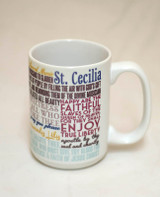 Saint Cecilia Quote Mug