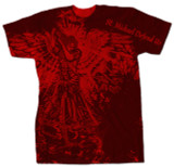 St. Michael Defend Us Graphic Poly T Shirt