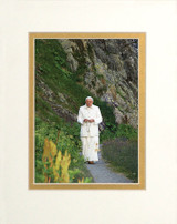 Pope Benedict In Mountains Matted - No Frame Image