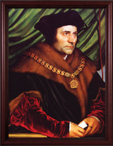 St. Thomas More - Cherry Framed Art