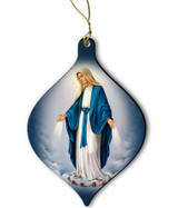 Our Lady of Grace Wood Ornament