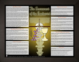 The Mass & Eucharist Explained Poster (Modern)