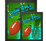 "Doing It All" Football Poster