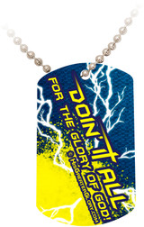 "Doing It All" Graphic Dog Tag