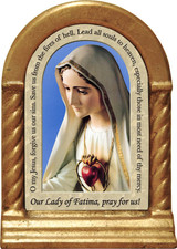 Our Lady of Fatima Prayer Desk Shrine