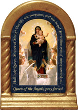 Queen of the Angels Prayer Desk Shrine