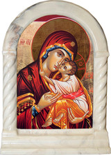 Icon of Mary Desk Shrine