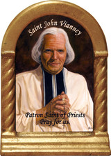 St. John Vianney Desk Shrine