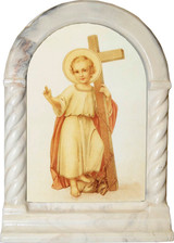 Christ Child with Cross Desk Shrine