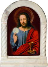 Christ with Eucharist Desk Shrine