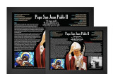 Spanish St. John Paul II Waving Explained Poster