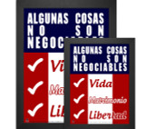 Spanish Some Things are Not Negotiable Poster