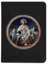 Personalized Catholic Bible with Christ, Bread of Angels - Black NABRE