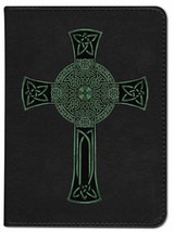 Personalized Catholic Bible with Celtic Cross Cover - Black RSVCE