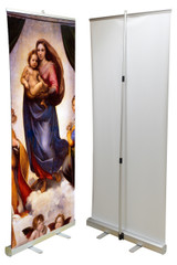 Sistine Madonna by Raphael Banner Stand