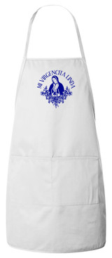 Our Lady of Guadalupe (Spanish) Apron (White)