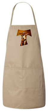 St. Francis Tau Cross Apron (Natural)